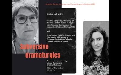 Subversive dramaturgies